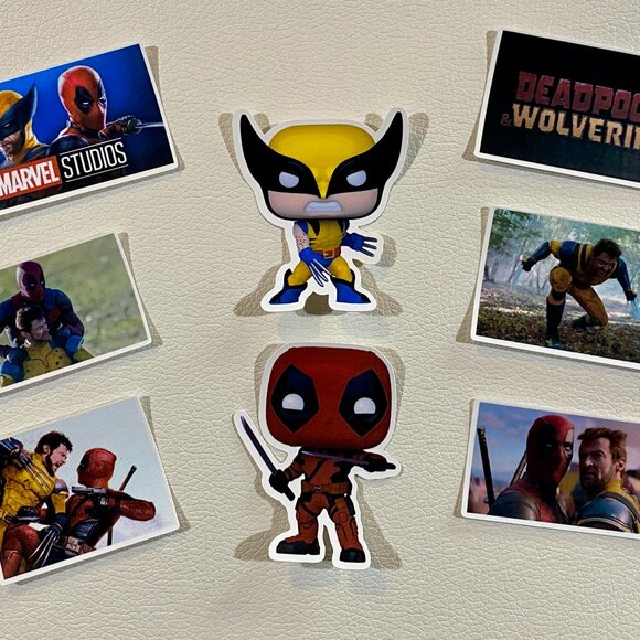 Set Of 10 Deadpool & Wolverine Stickers X-men 97 Marvel Comics Best Friend H2O - Picture 2 of 8